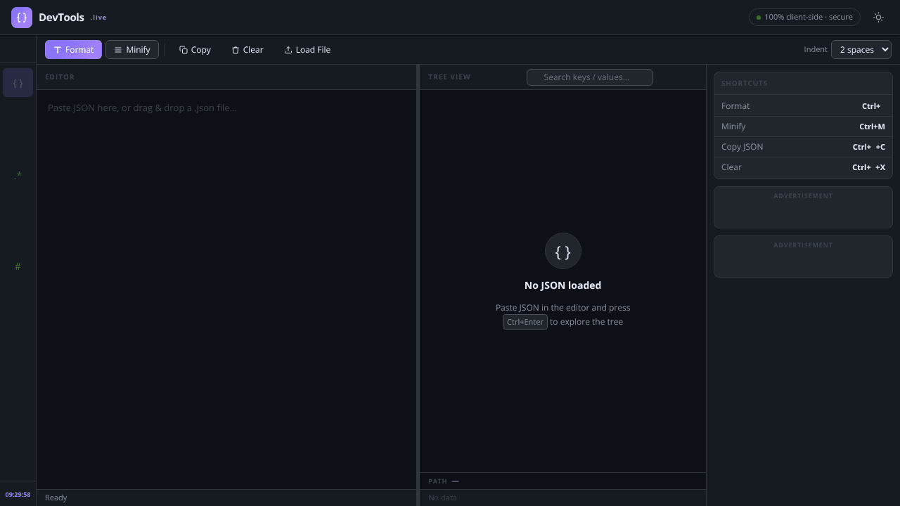 JSONViewer Pro website screenshot