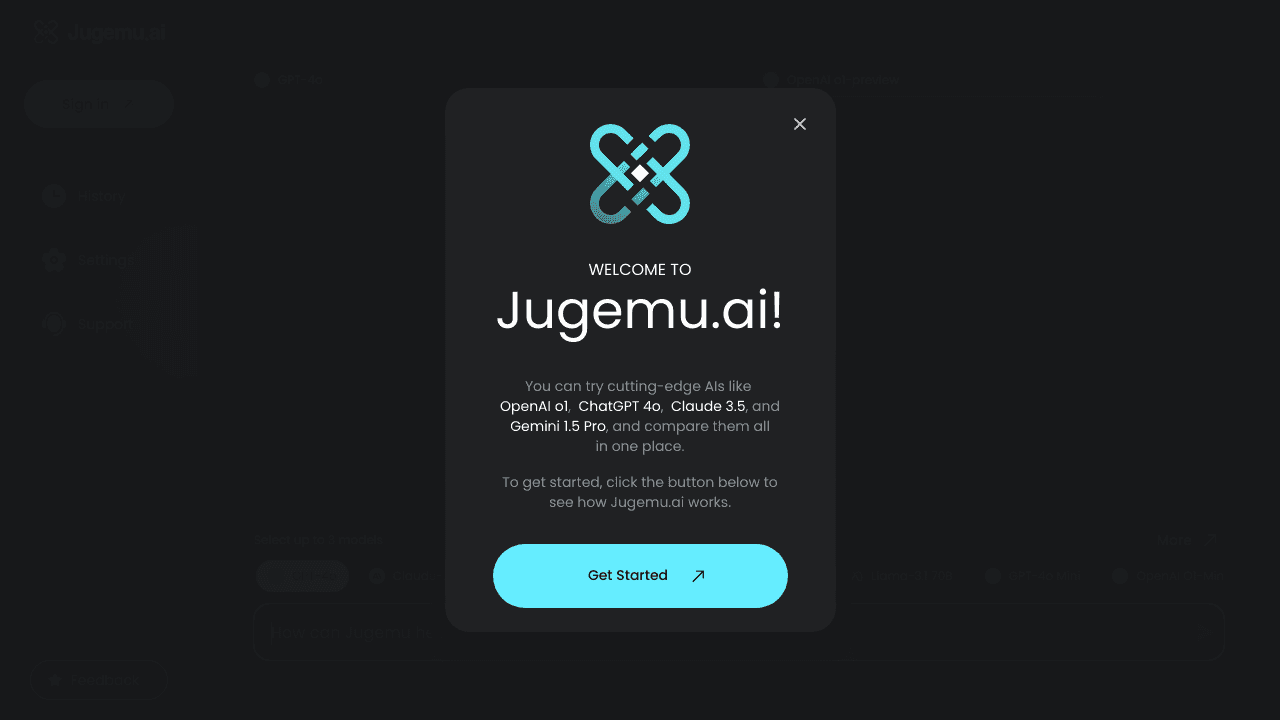 Jugemu.app with OpenAI o1 Support
