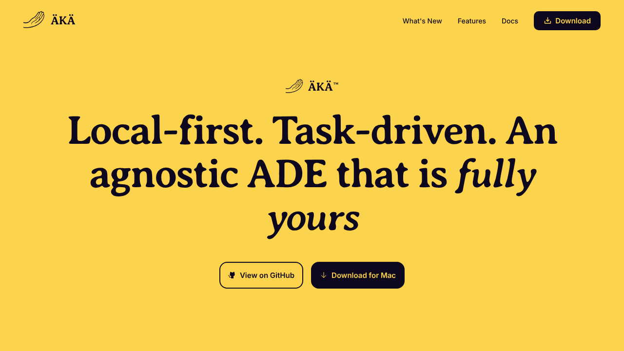 ÄKÄ website screenshot