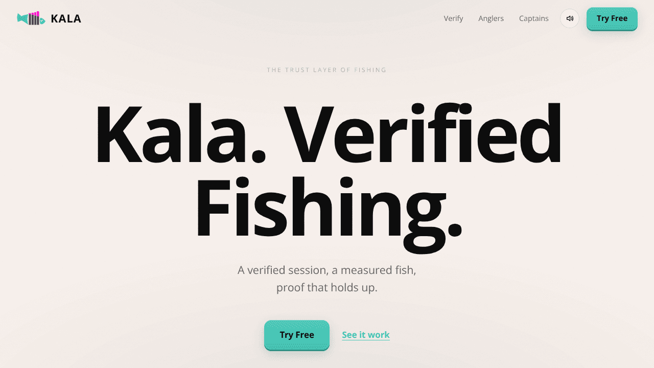 Kala website screenshot