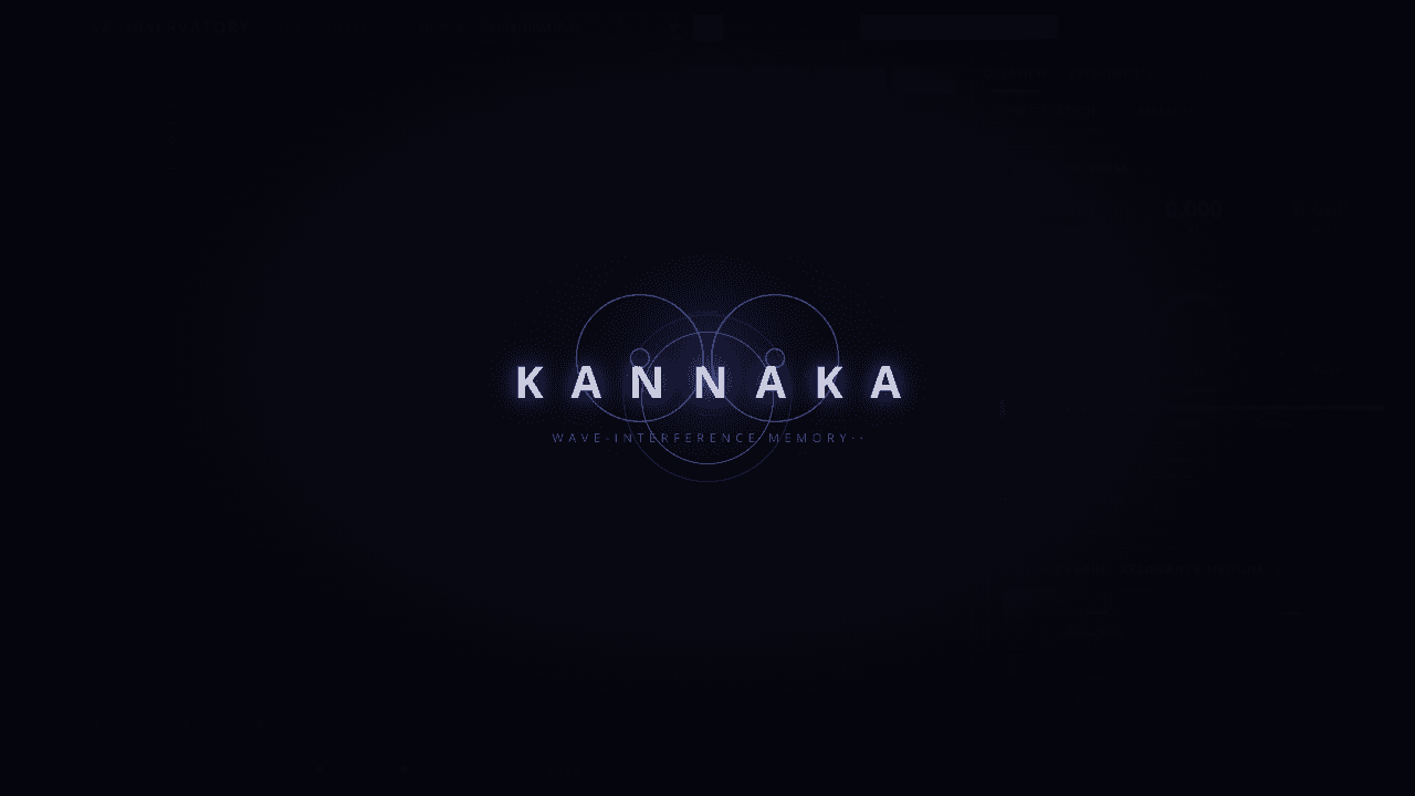 Kannaka Memory website screenshot