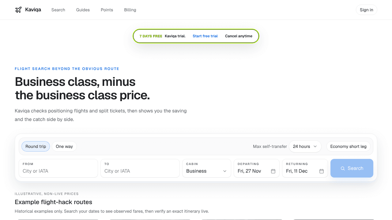 Kaviqa website screenshot