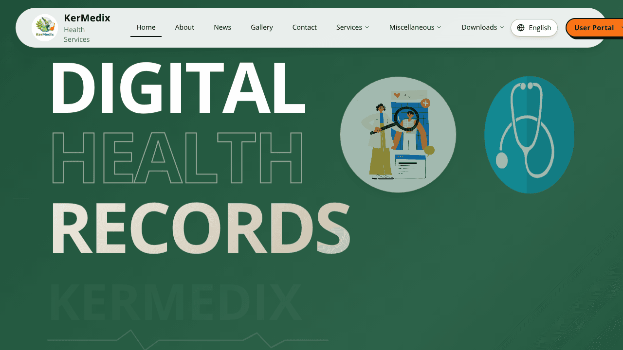 KerMedix website screenshot