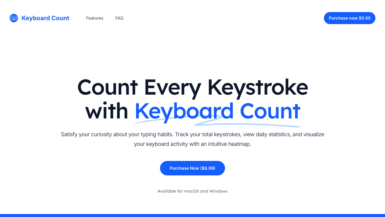 Keyboard Count
