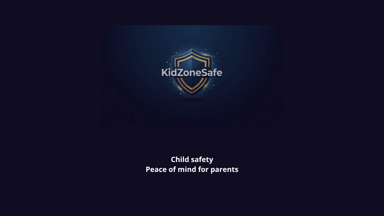 KidZoneSafe website screenshot