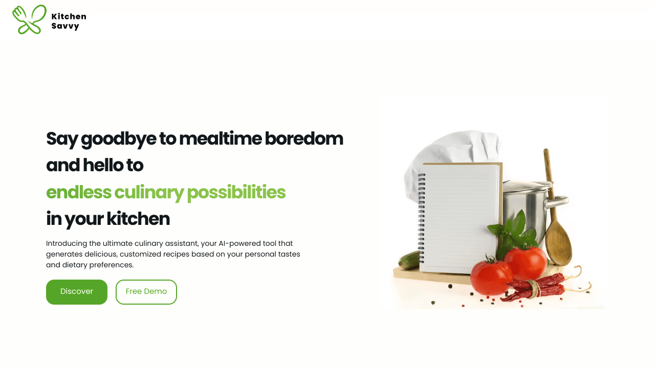 Kitchen Savvy App