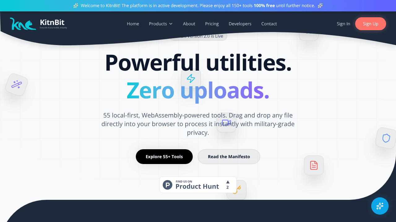 KitnBit website screenshot