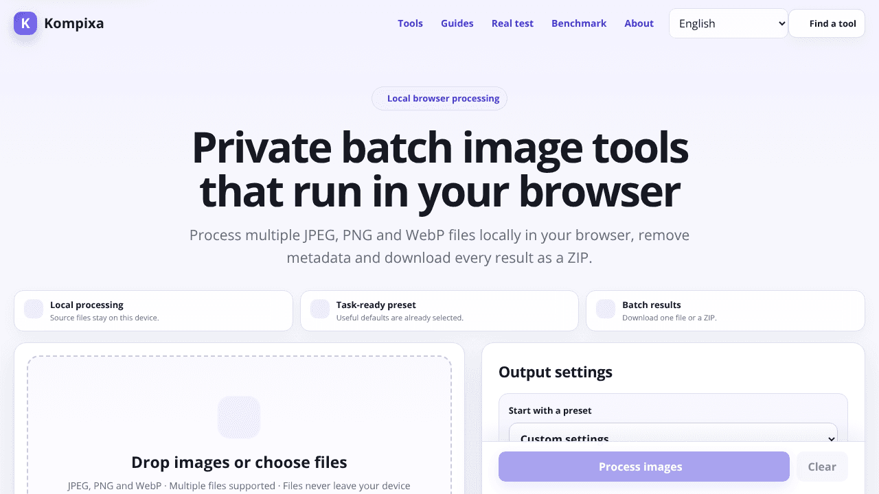 Kompixa website screenshot