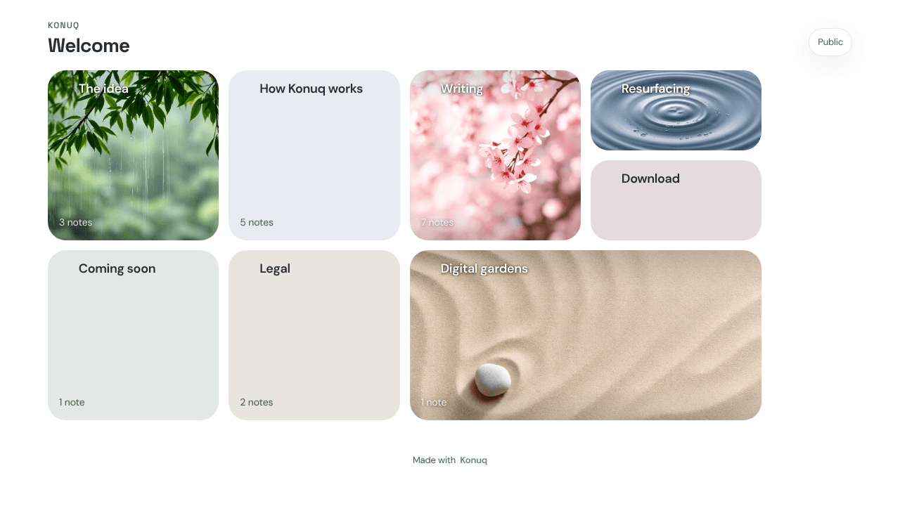 Konuq Hub website screenshot