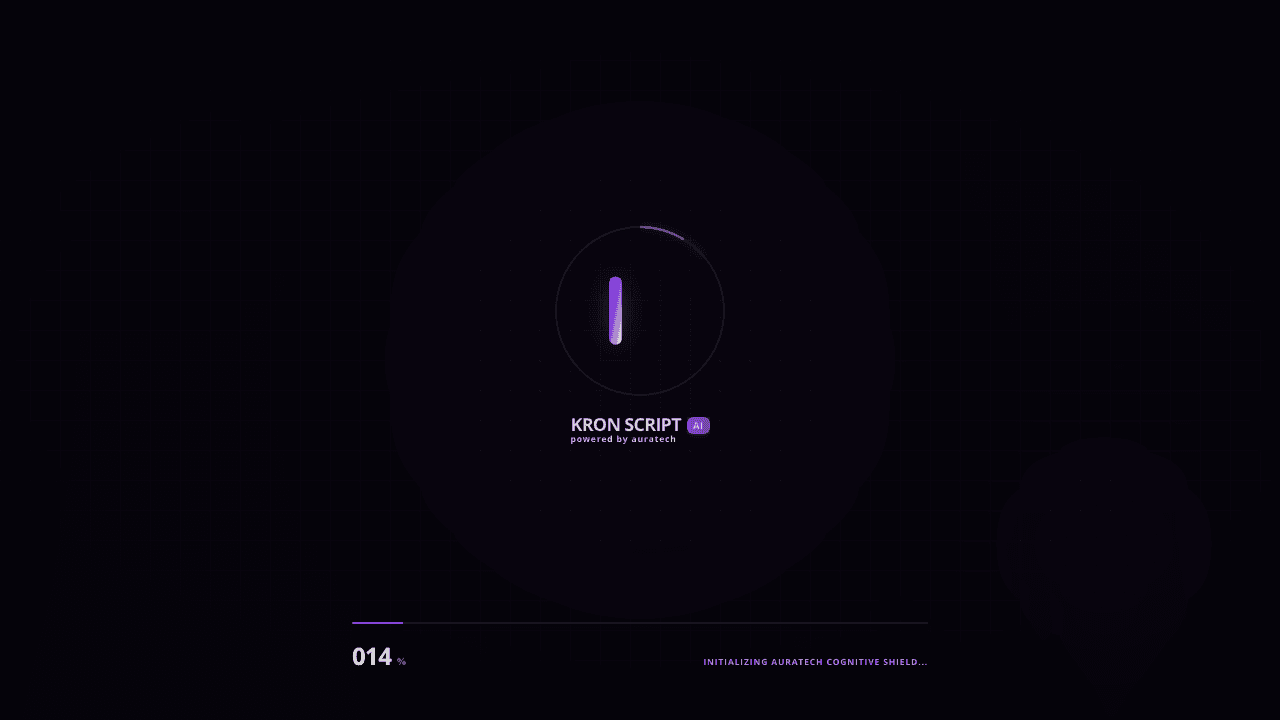 Kron script Ai  website screenshot