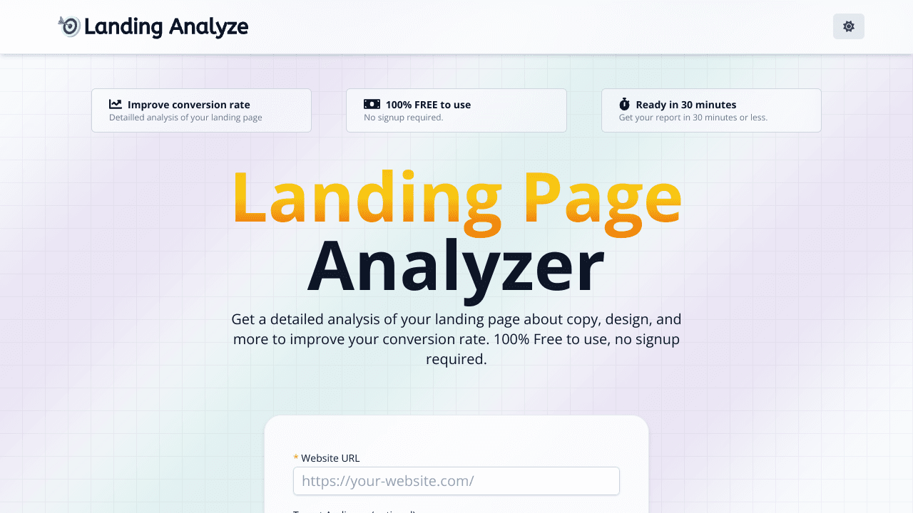 Landing Analyze