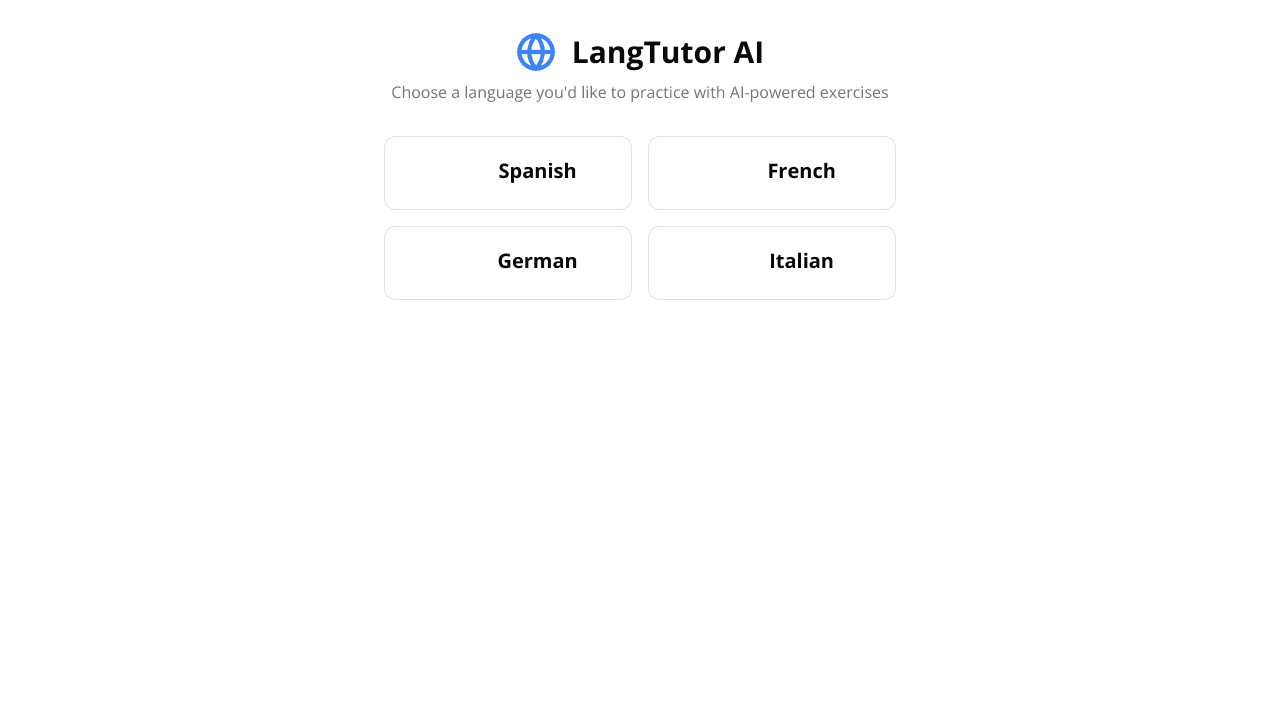 LangTutor AI