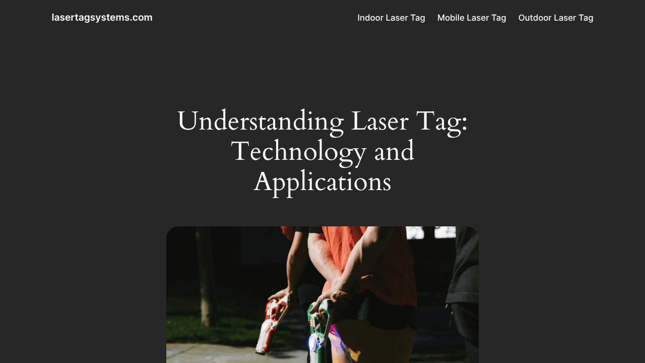 Laser Tag Systems website screenshot
