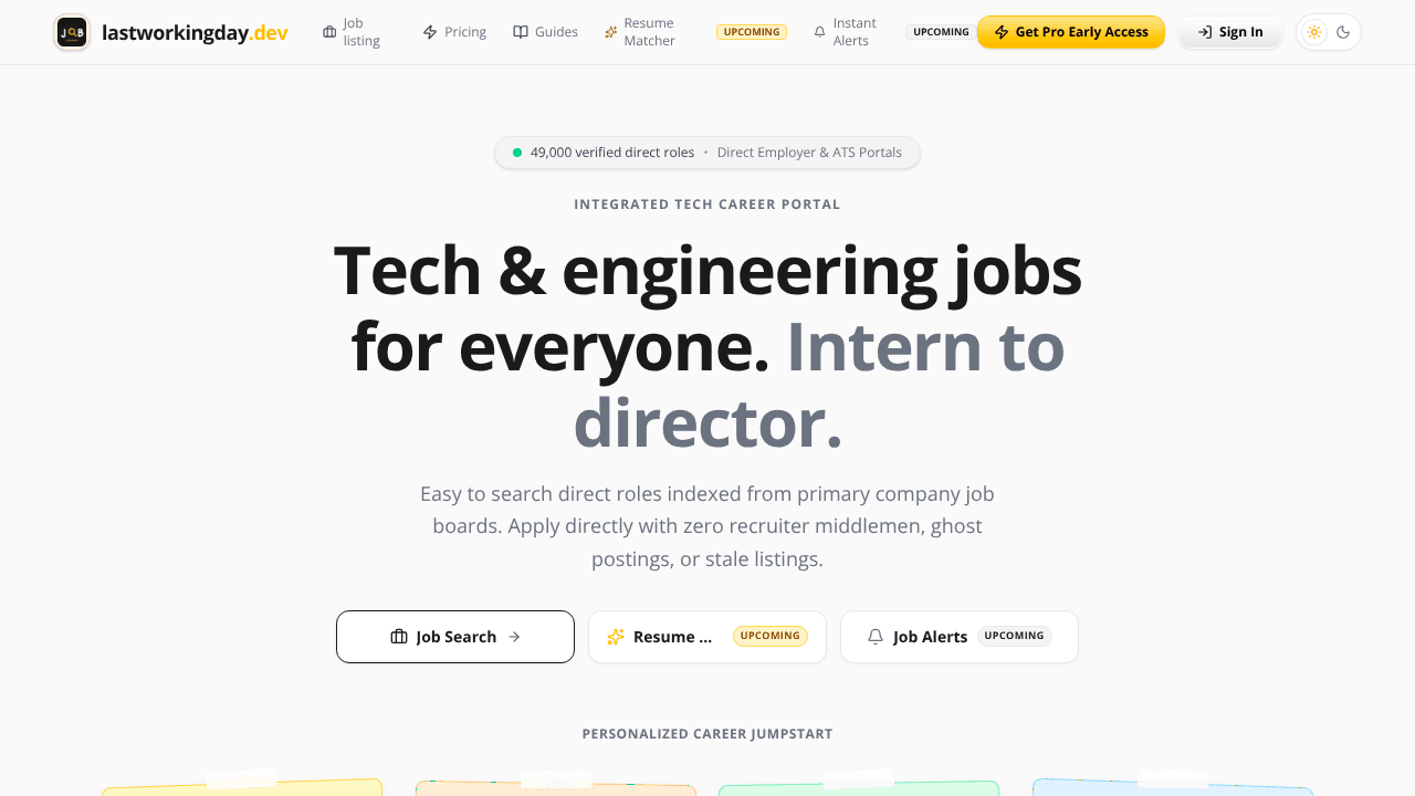 lastworkingday.dev website screenshot
