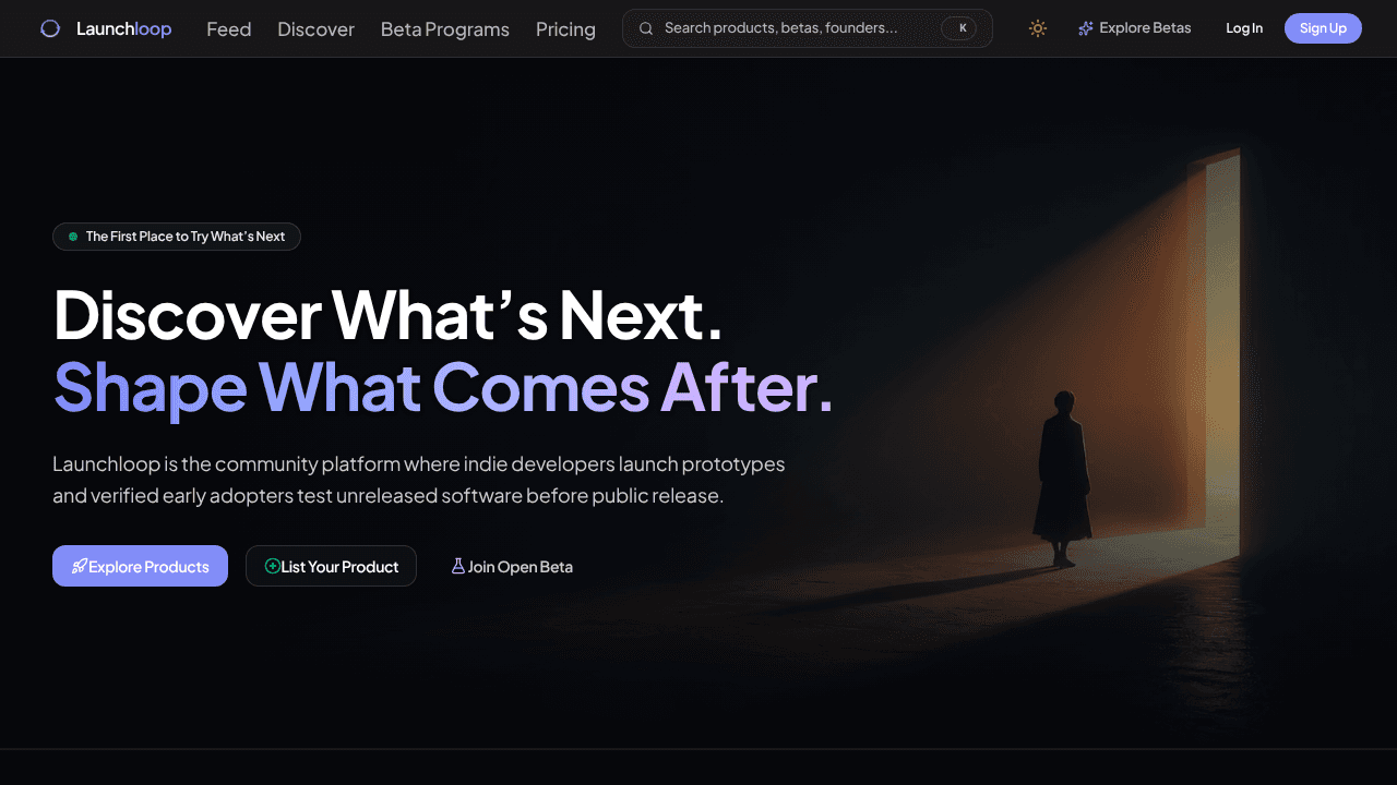 Launchloop website screenshot