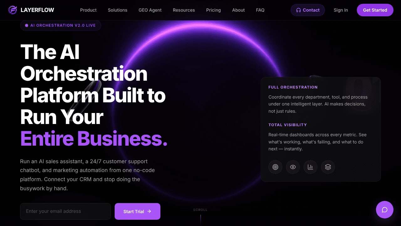 LayerFlow  website screenshot