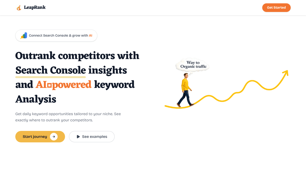 LeapRank website screenshot