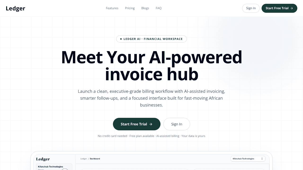 ledger website screenshot