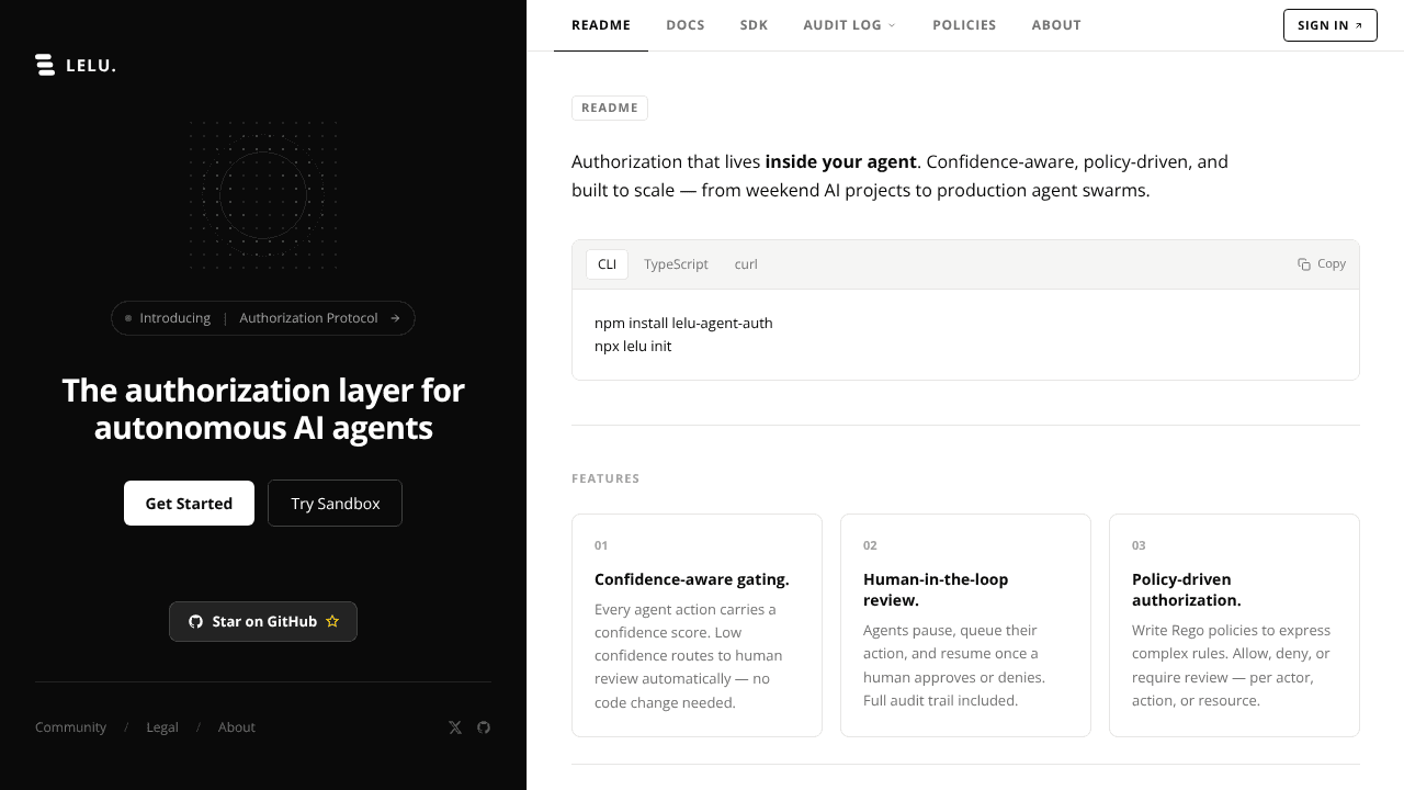 Lelu-ai website screenshot