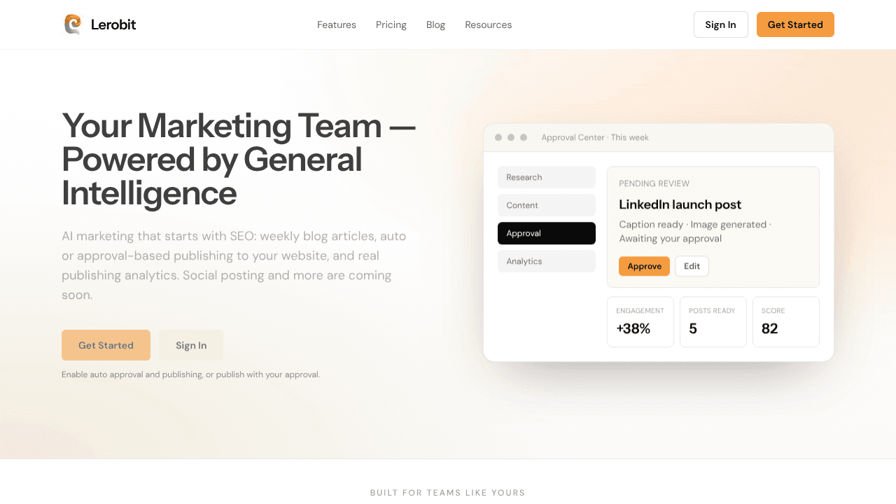Lerobit website screenshot