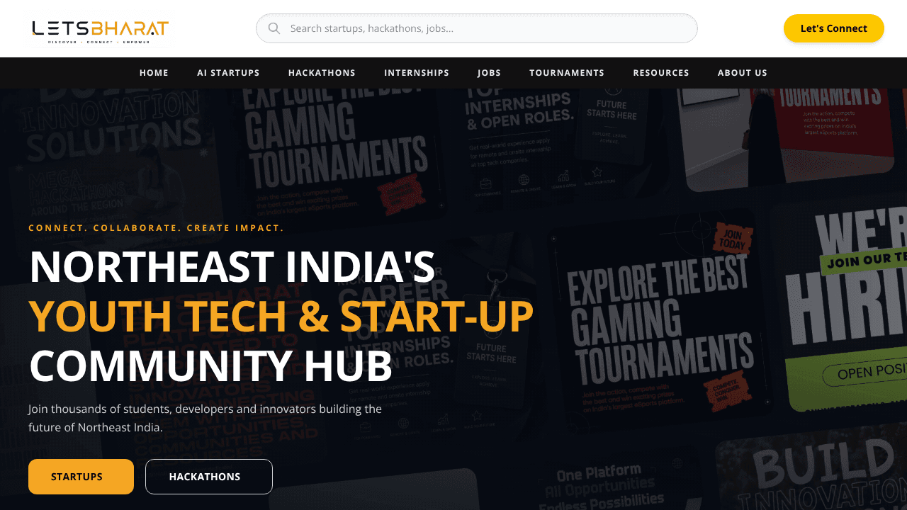 letsbharat website screenshot