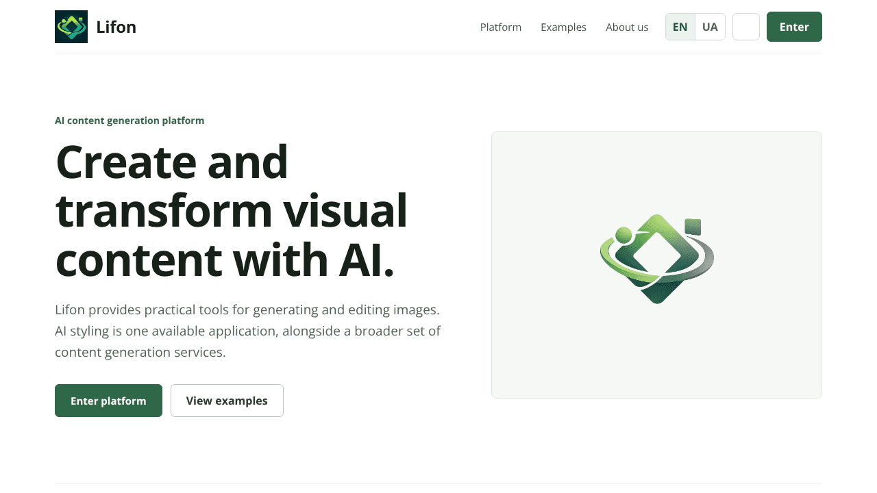 Lifon website screenshot