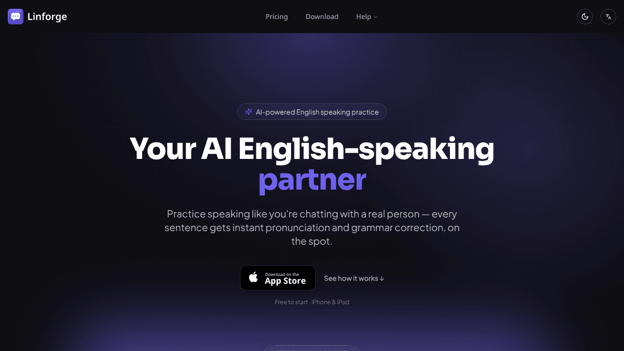 Linforge website screenshot