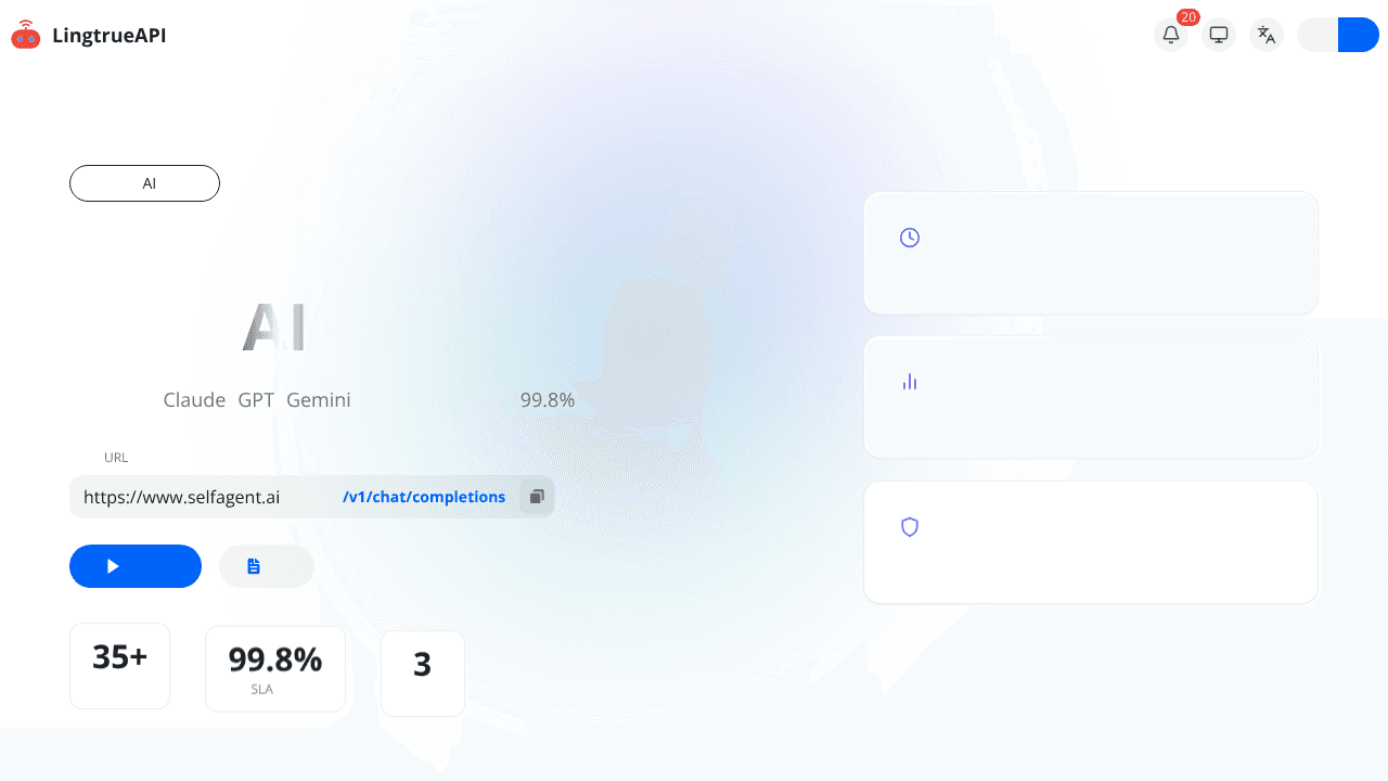 LINGTRUEAPI website screenshot