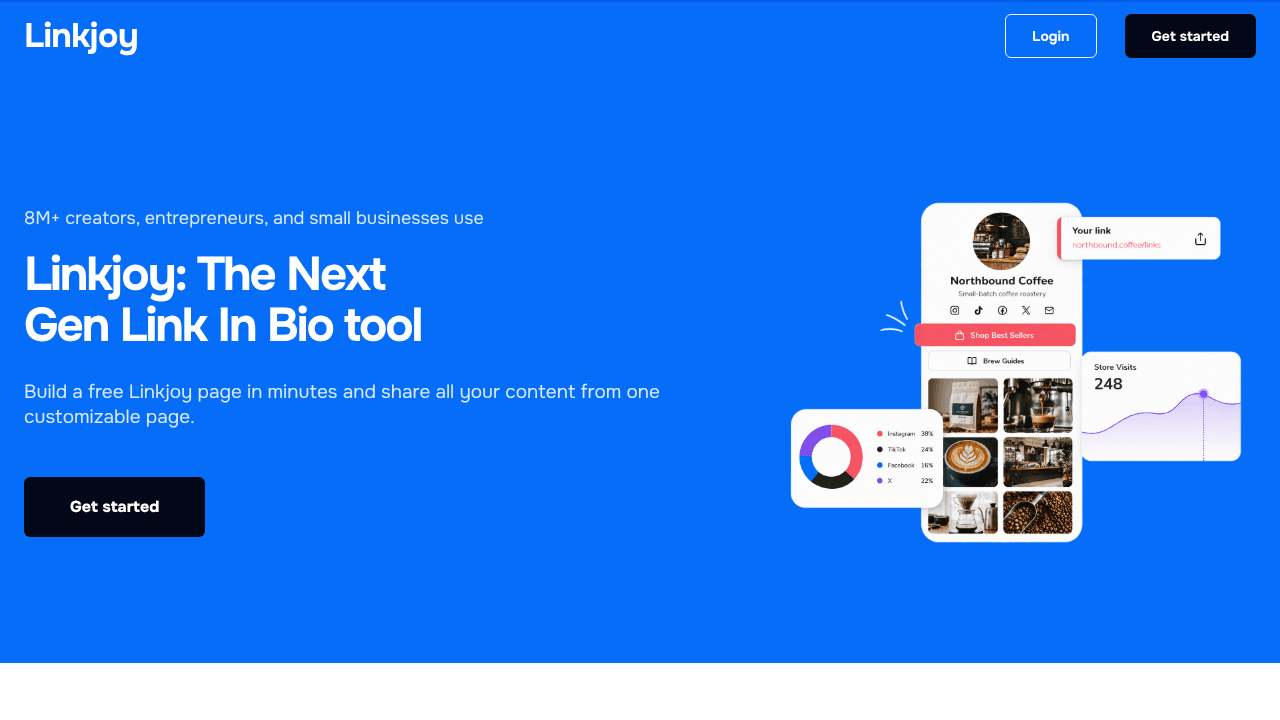 Linkjoy website screenshot