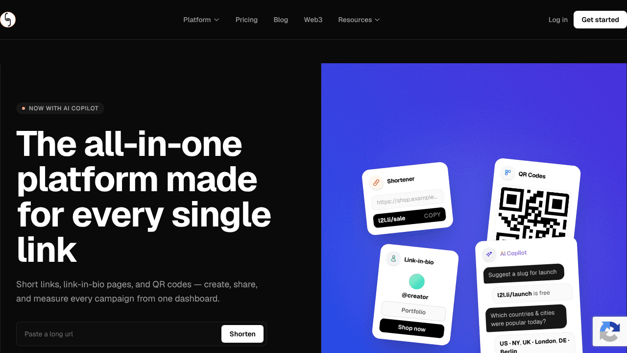 LinkTool website screenshot