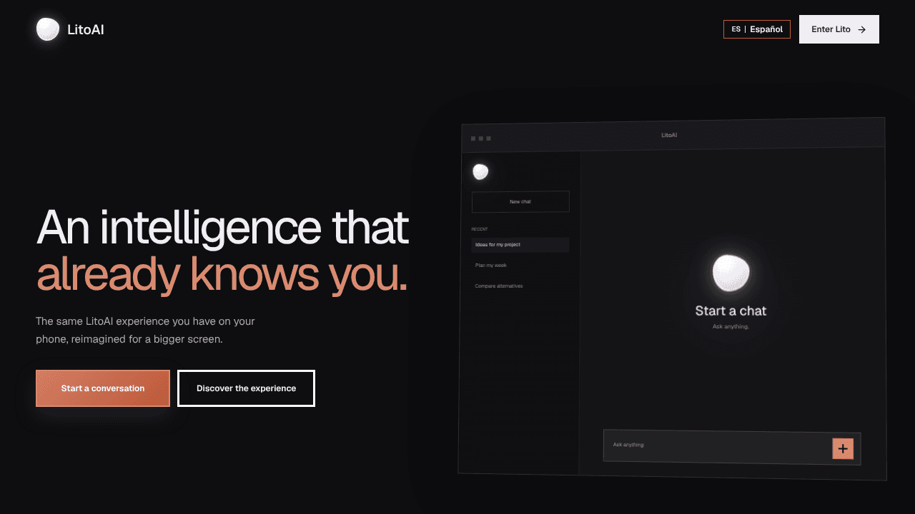 LitoAI website screenshot