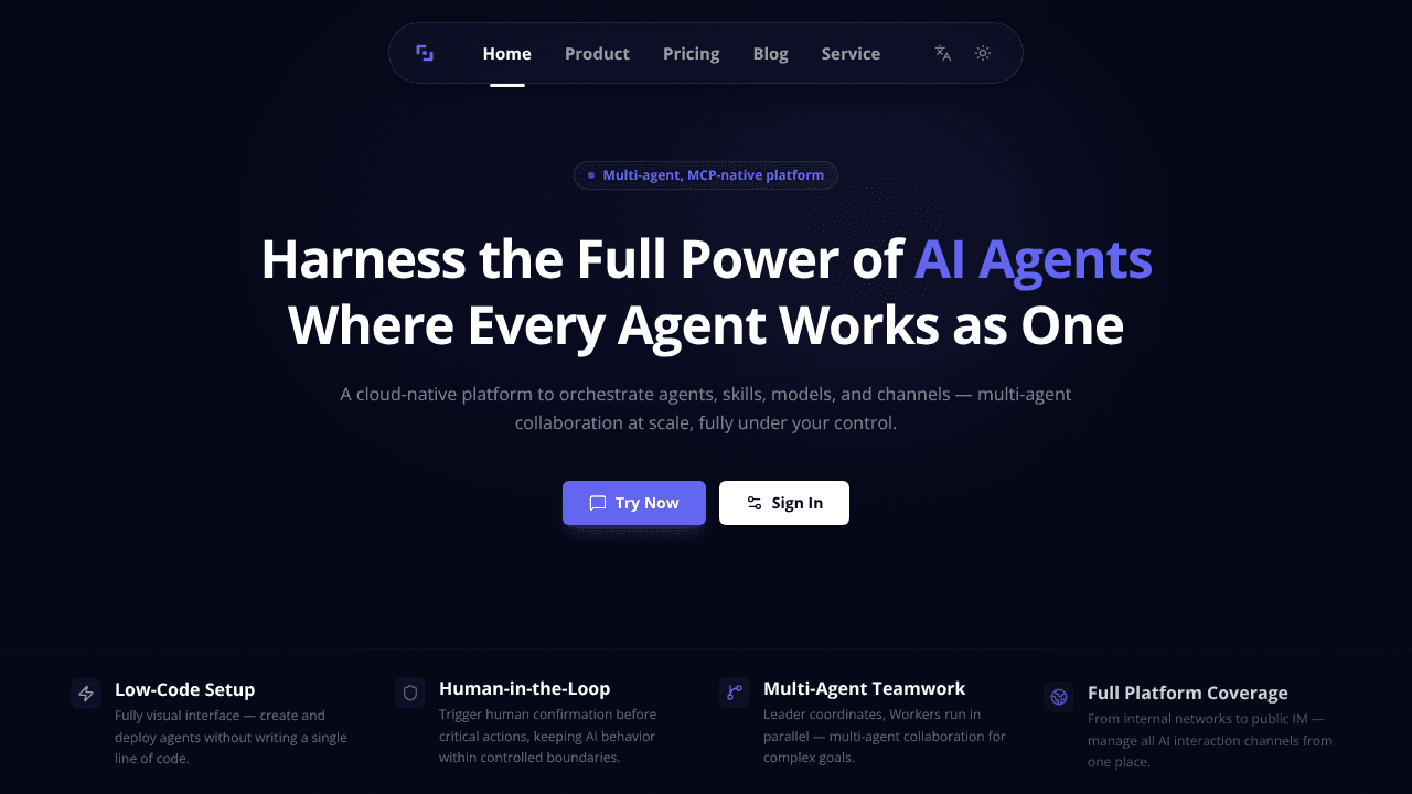 LLmrix website screenshot