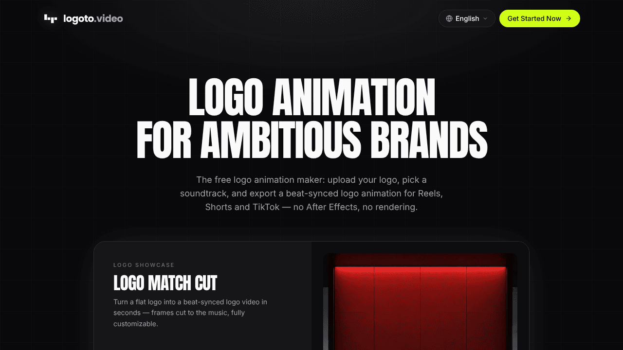 logoto.video website screenshot