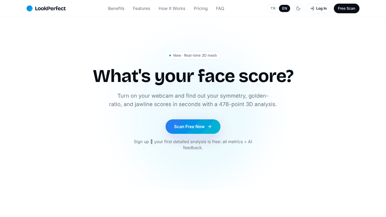 LookPerfect website screenshot