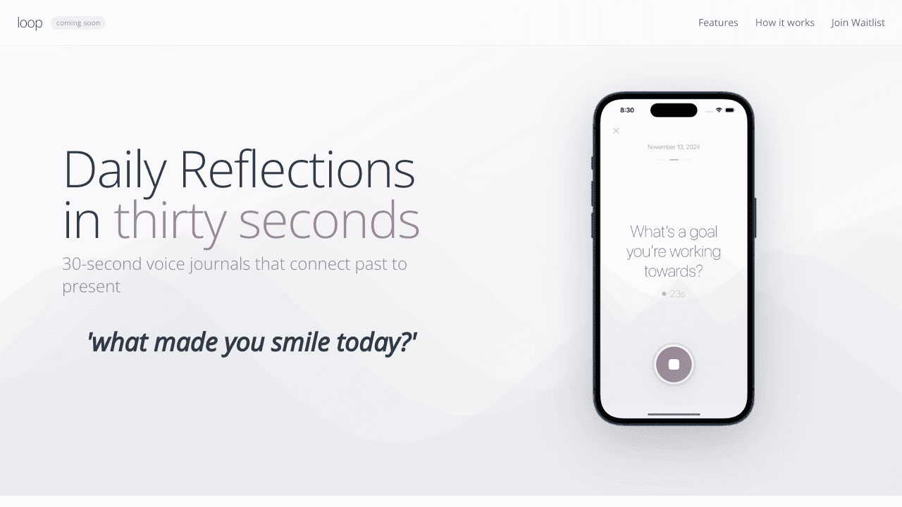 Loop - Voice Journal