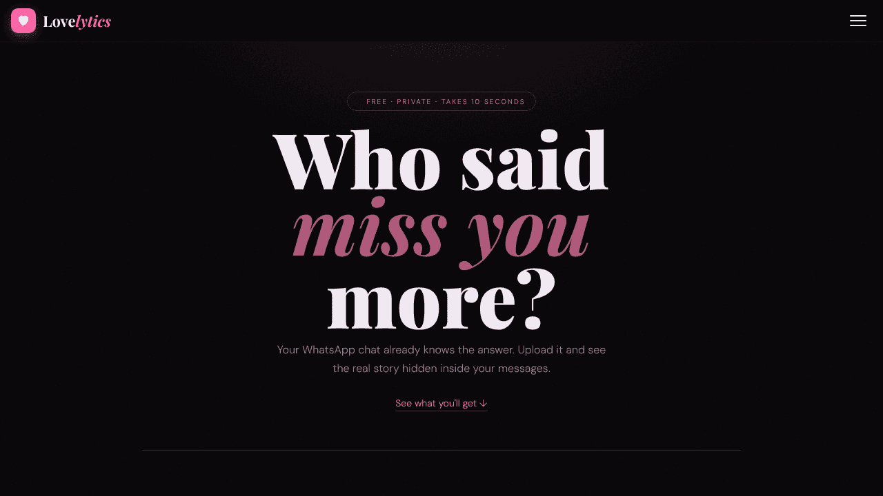 Lovelytics website screenshot