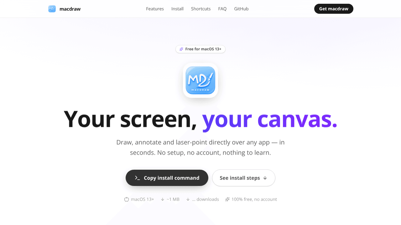 macdraw website screenshot