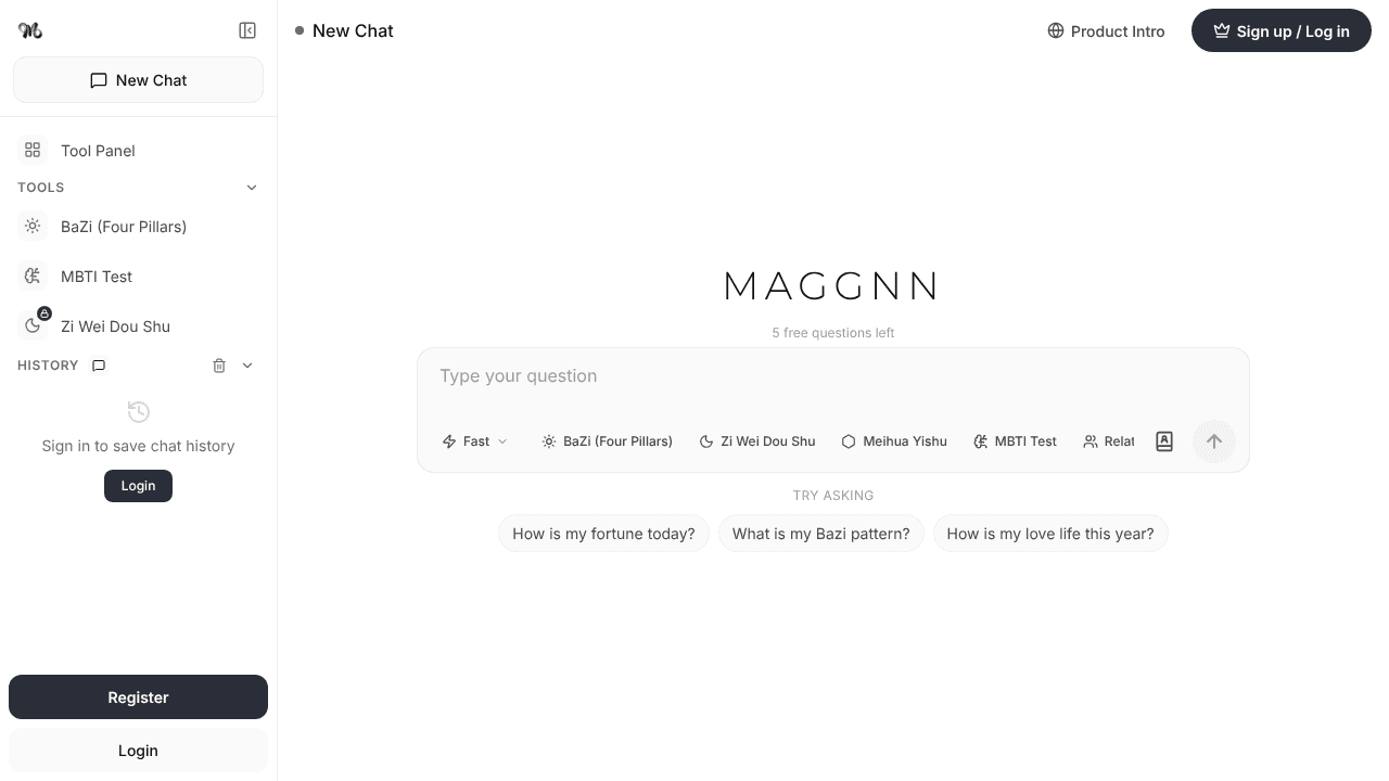 Maggnn website screenshot