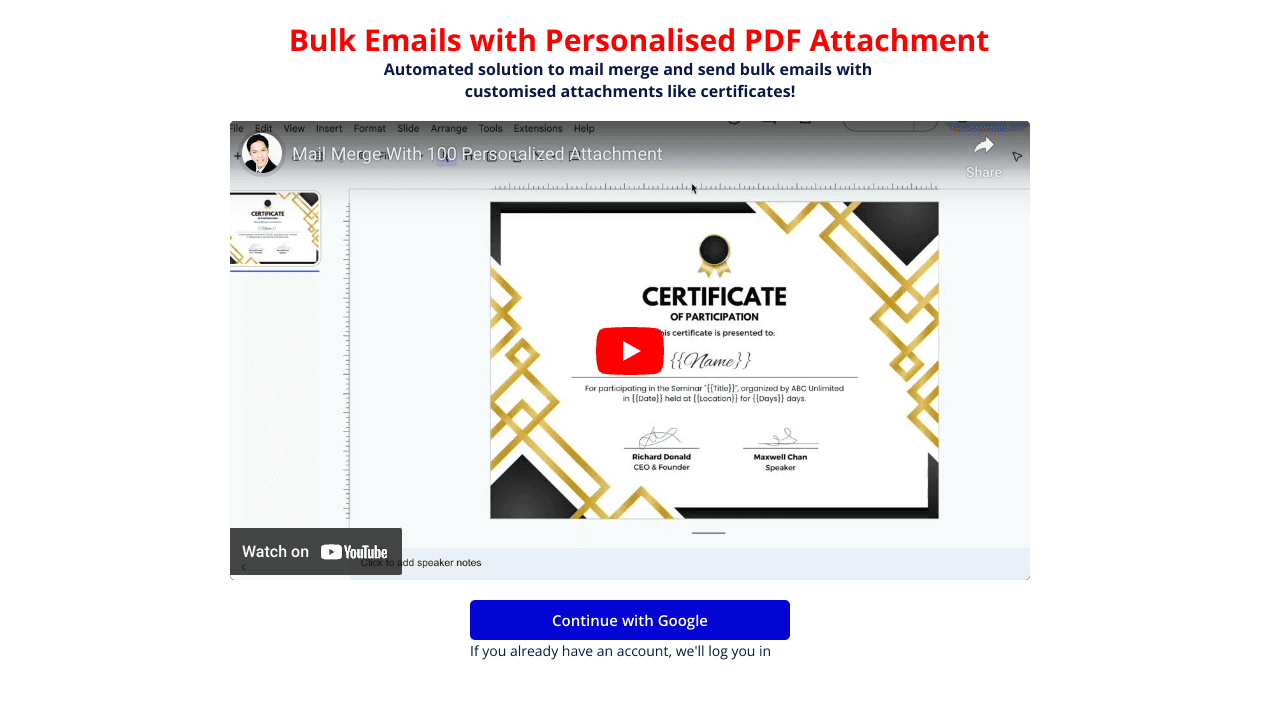 Mail Merge AI