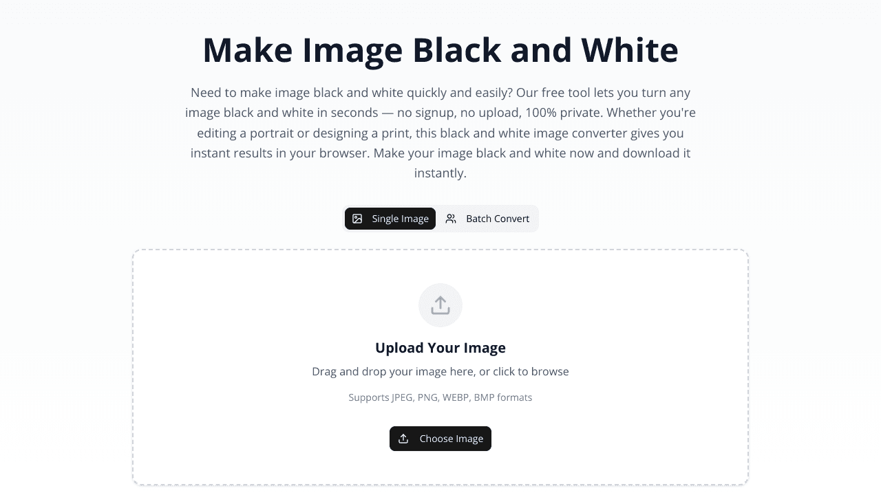 Make Image Black and White