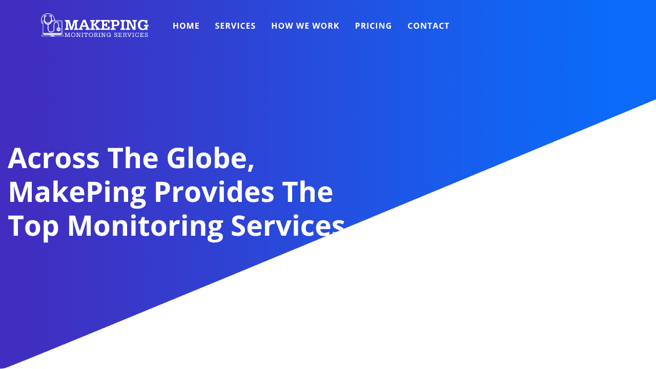 MakePing website screenshot