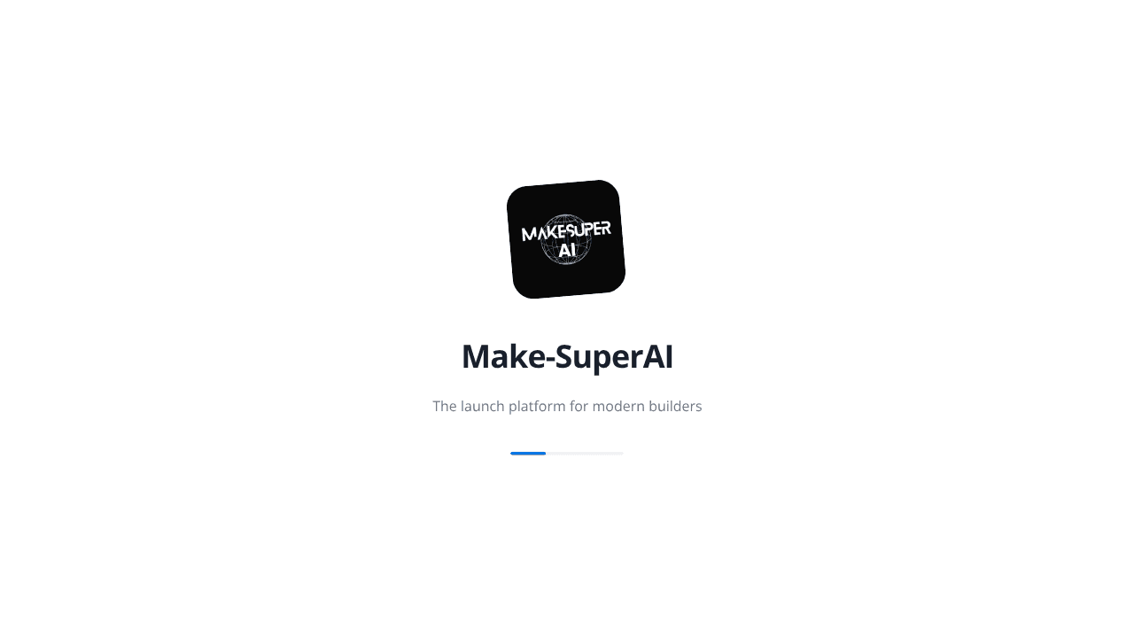 MakeSuperAI website screenshot
