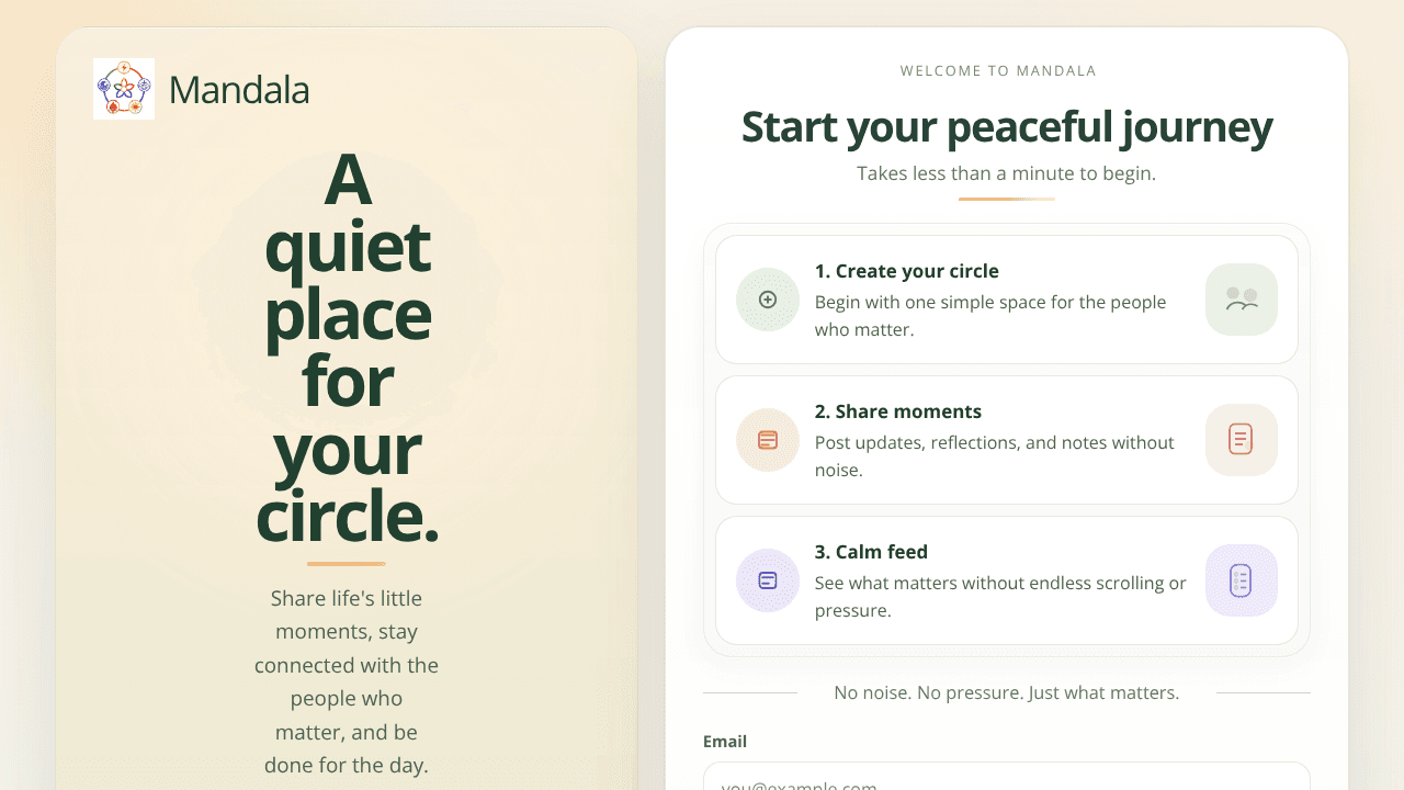Mandala by Maitri website screenshot