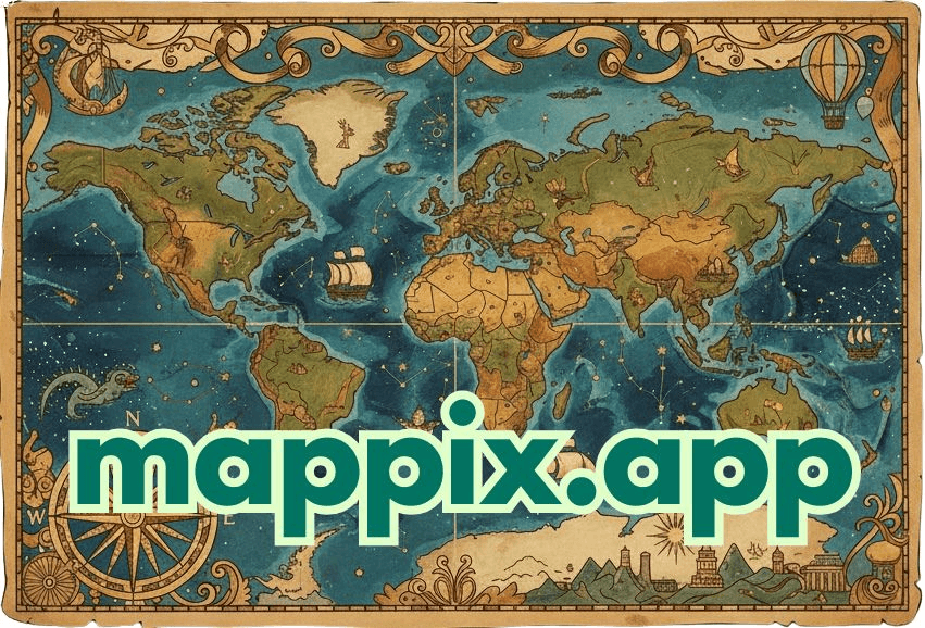 Mappix - Your Travel Stories Told by Your Map