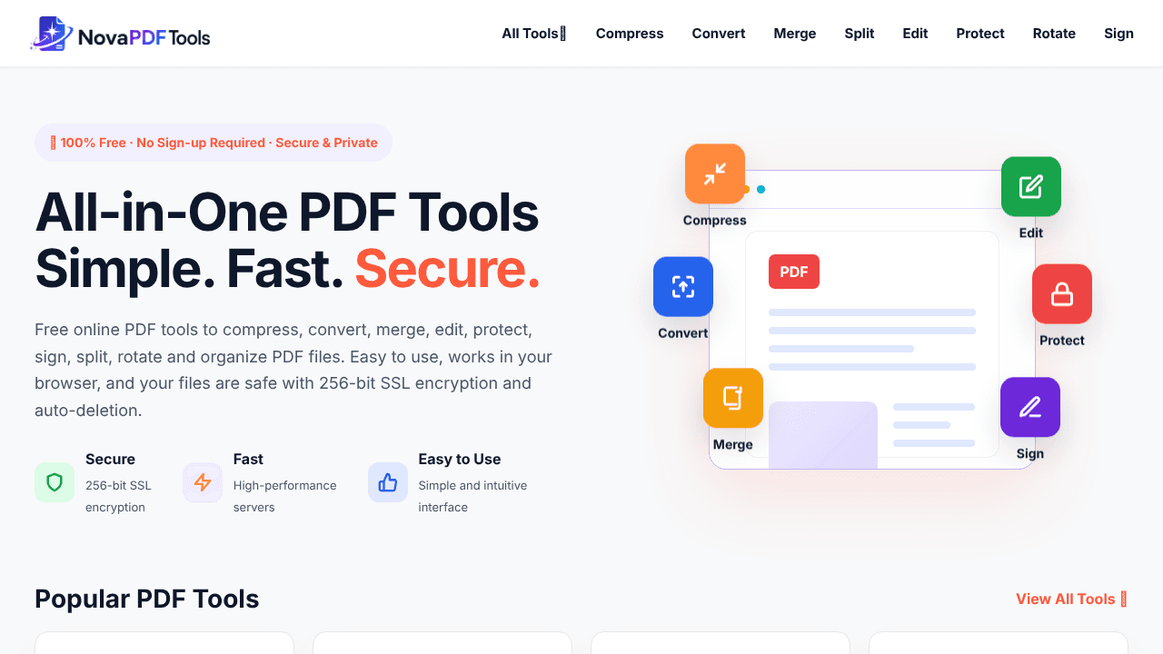MarsPDF website screenshot