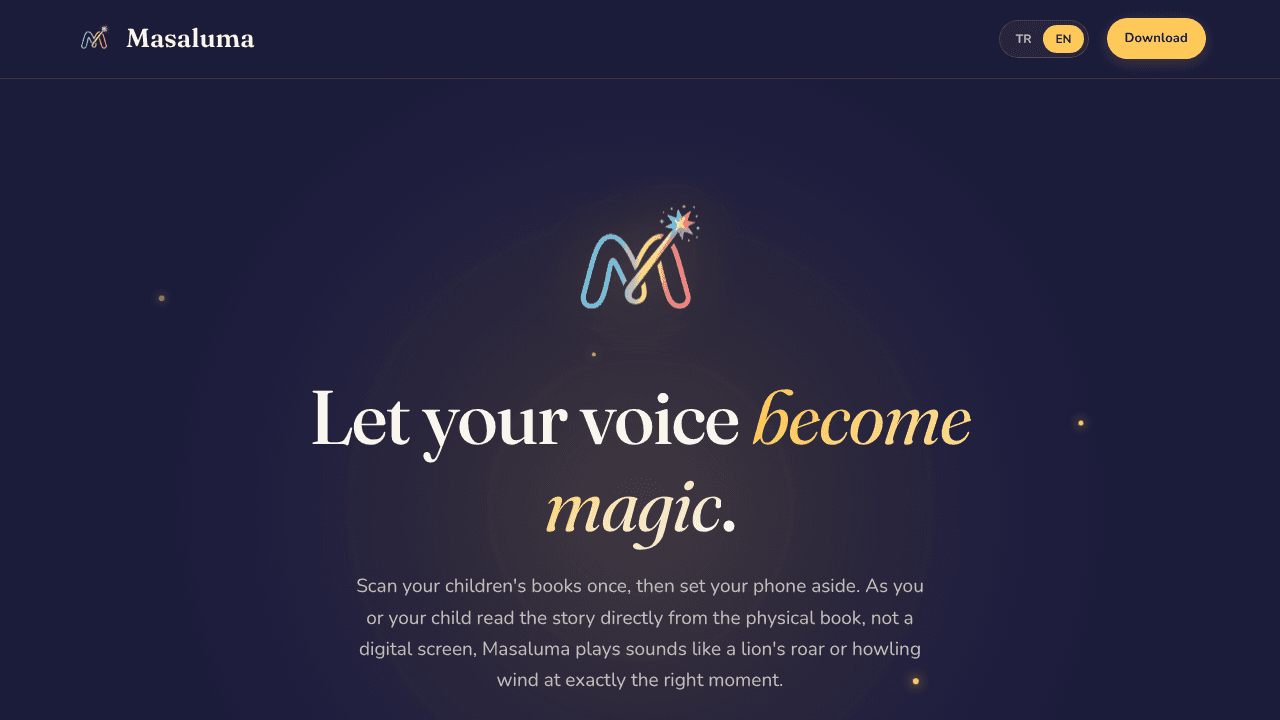 Masaluma website screenshot