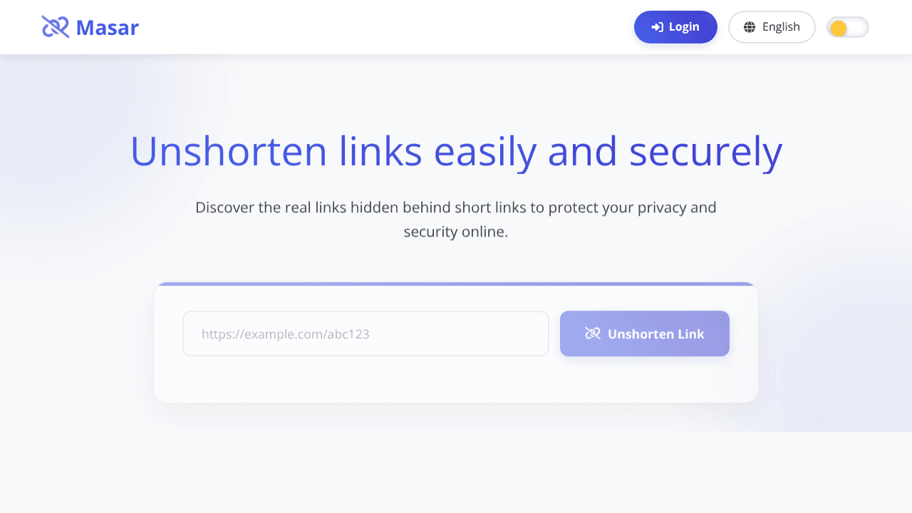 Masar website screenshot