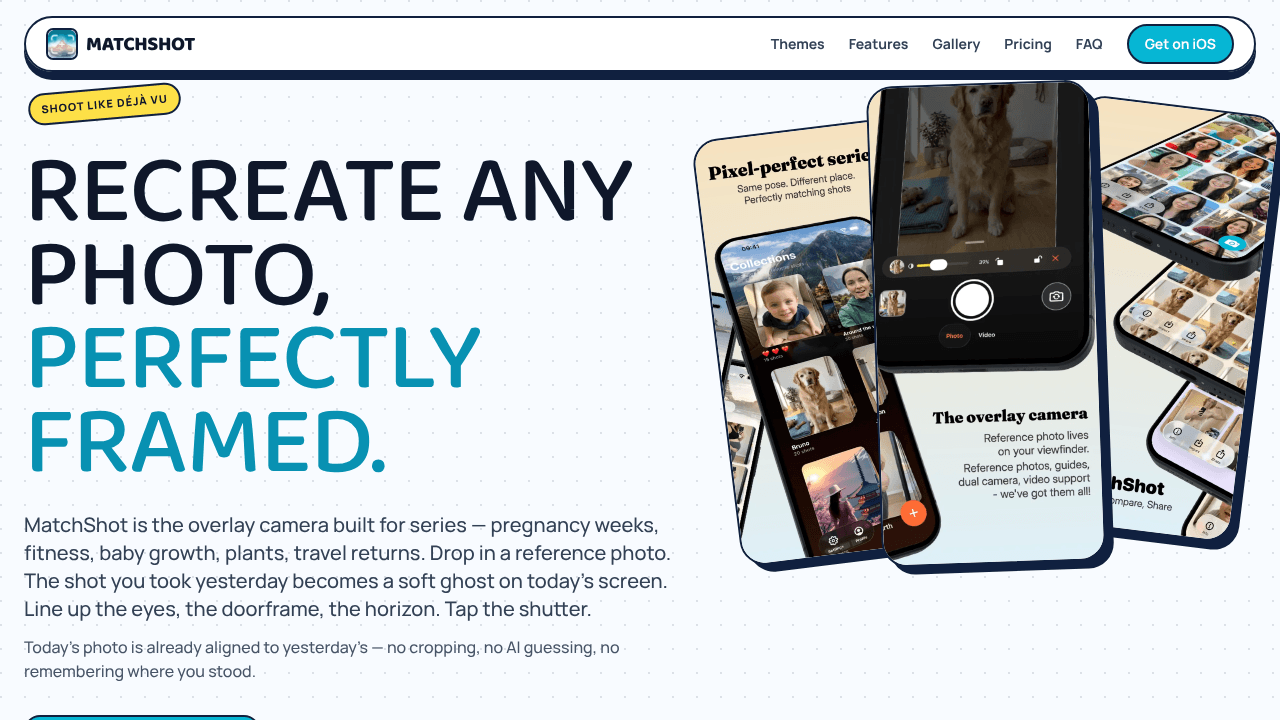 MatchShot website screenshot