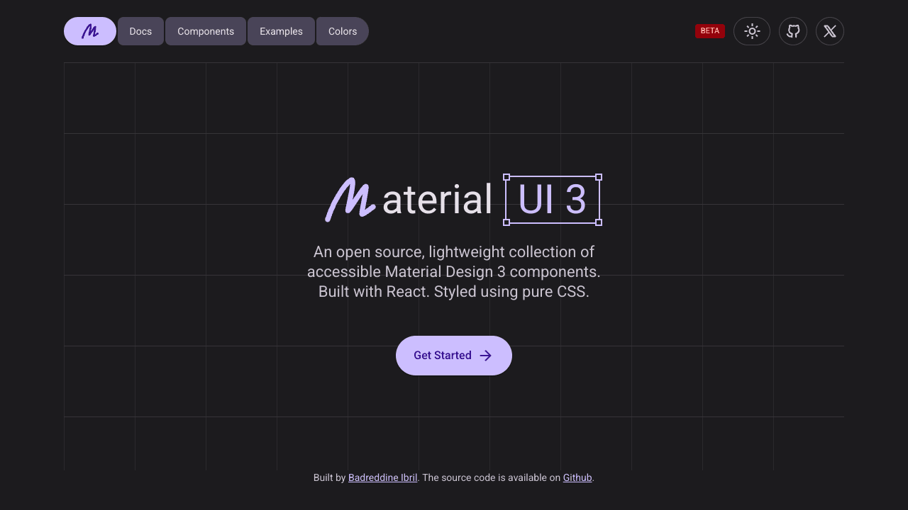 Material UI 3 (beta)
