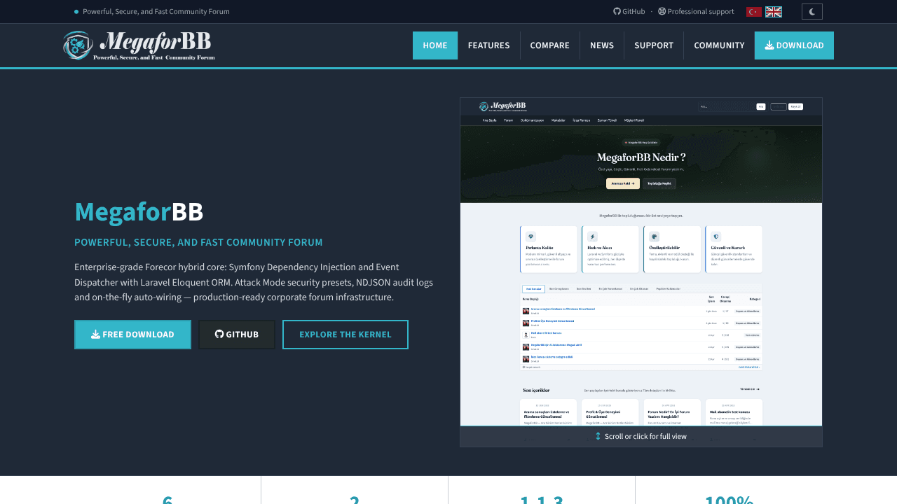 MegaforBB website screenshot